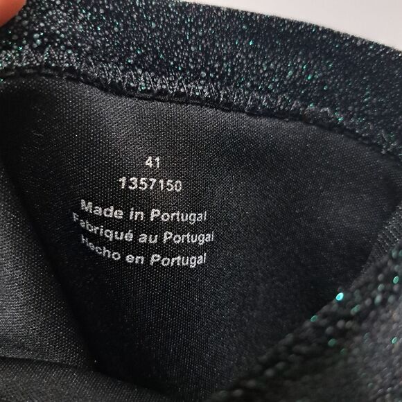 Free People Seville Slouchy Glam Wedge Boots Size 41 Black Multi - Picture 12 of 17